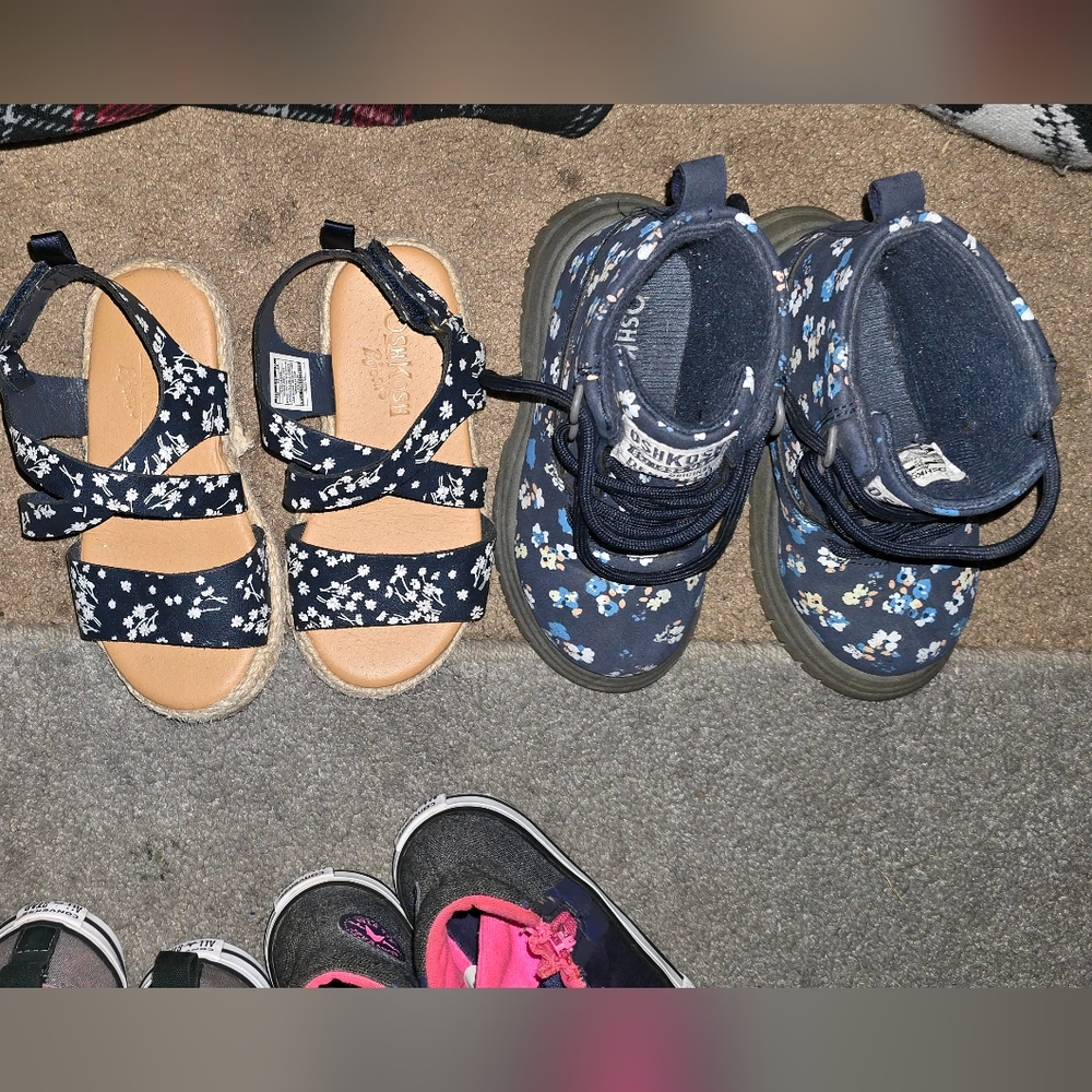 OshKosh B'gosh Sandles And Boots Size 6m & 7m